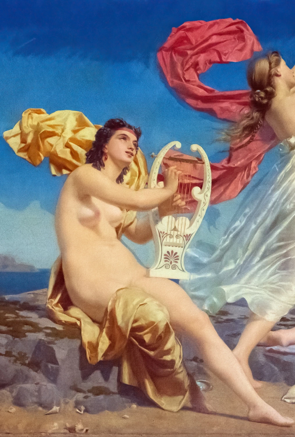 Marie - François Firmin, Girard, Ulisse e le Sirene, Firmin Girard, Musée des Beaux, Arts de Narbonne, dettaglio